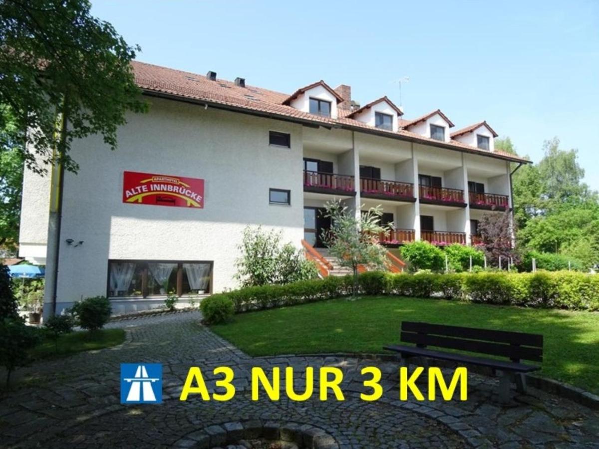 נויהאוס אם אין Apparthotel Alte Innbruecke-24Std-Self-Check In-Haustiere Willkommen מראה חיצוני תמונה